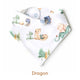 Organic Dribble Bib 3 Pack - Pick Your Prints - Thumbnail 14