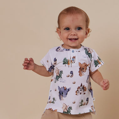 Dragon Organic Short Sleeve Top | Snuggle Hunny
