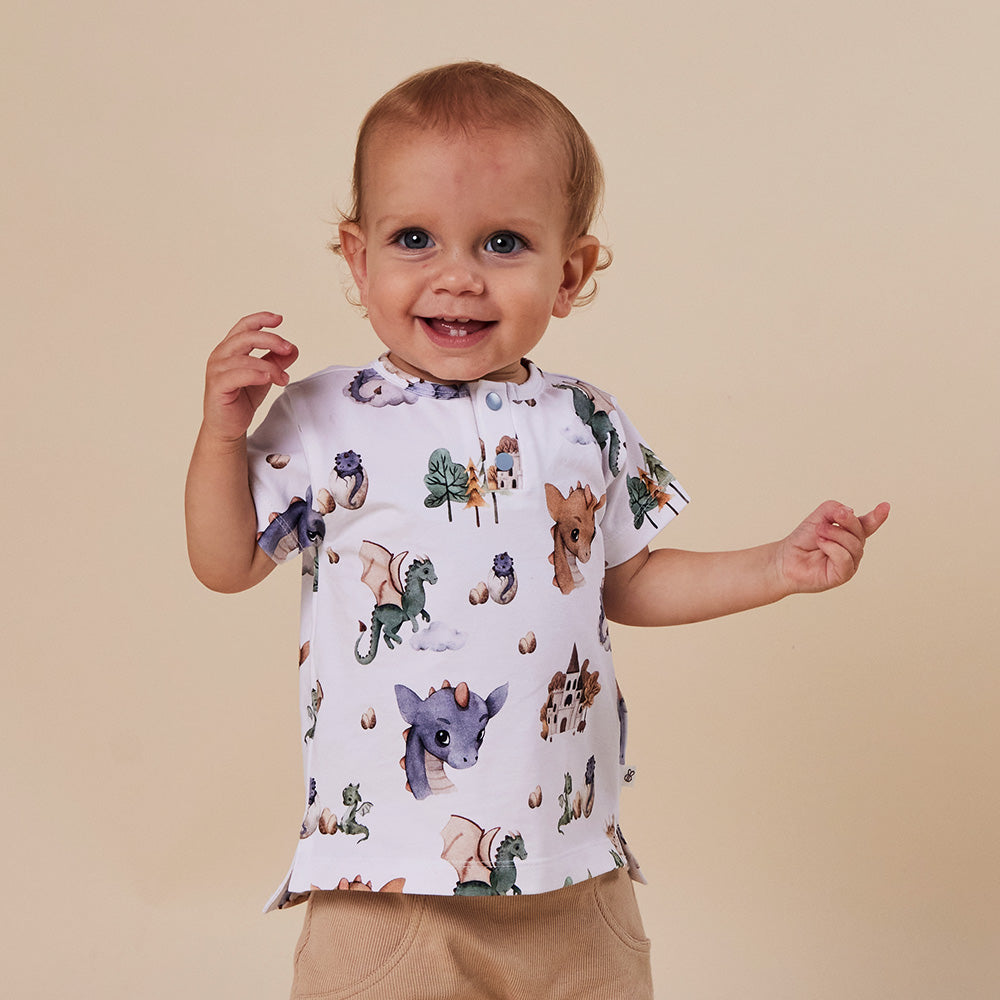 Dragon Organic Short Sleeve Top - View 4