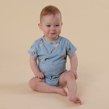 Dream Short Sleeve Organic Bodysuit | Snuggle Hunny