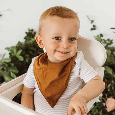 Bronze (New) Organic Dribble Bib-Snuggle Hunny