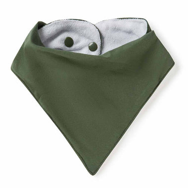 Olive Organic Dribble Bib-Snuggle Hunny