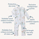 Duck Pond Organic Snugglesuit Convertible Romper - Thumbnail 4