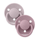 BIBS De Lux Silicone Dummy 2 Pack - Dusky Lilac/ Heather - Thumbnail 2