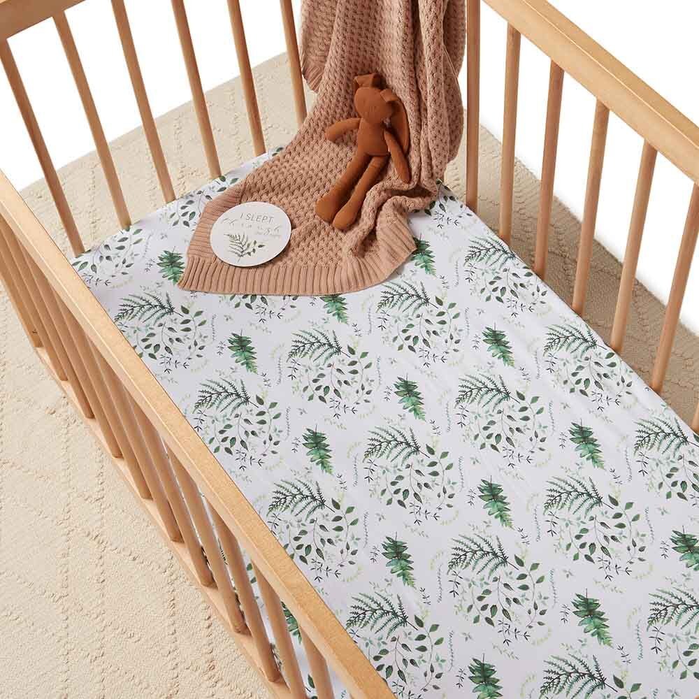 Enchanted Organic Fitted Cot Sheet - View 1