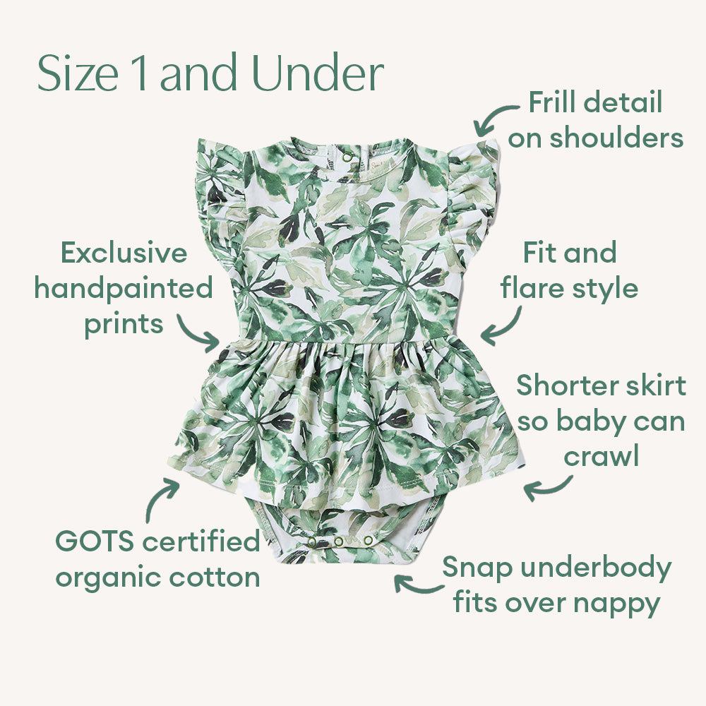 Evergreen Short Sleeve Organic Dress - View 4