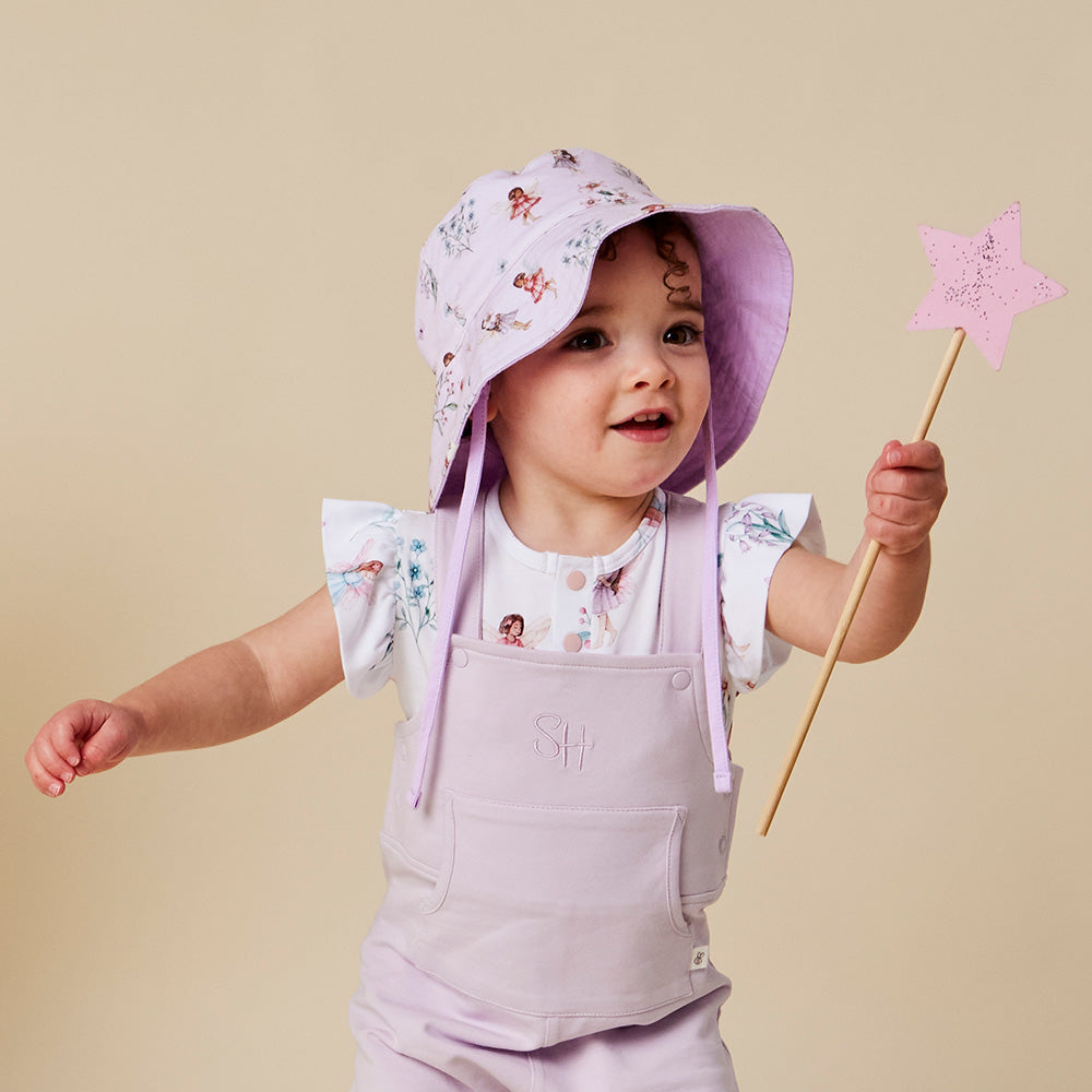 Fairy Dust Reversible Cotton Bucket Hat - View 5