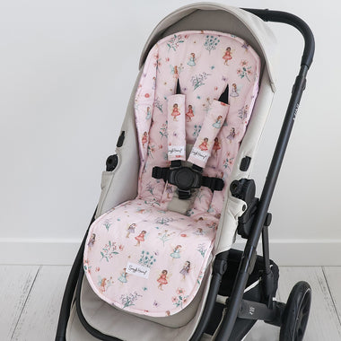 Fairy Dust Pram Liner & Strap Cover Set | Snuggle Hunny