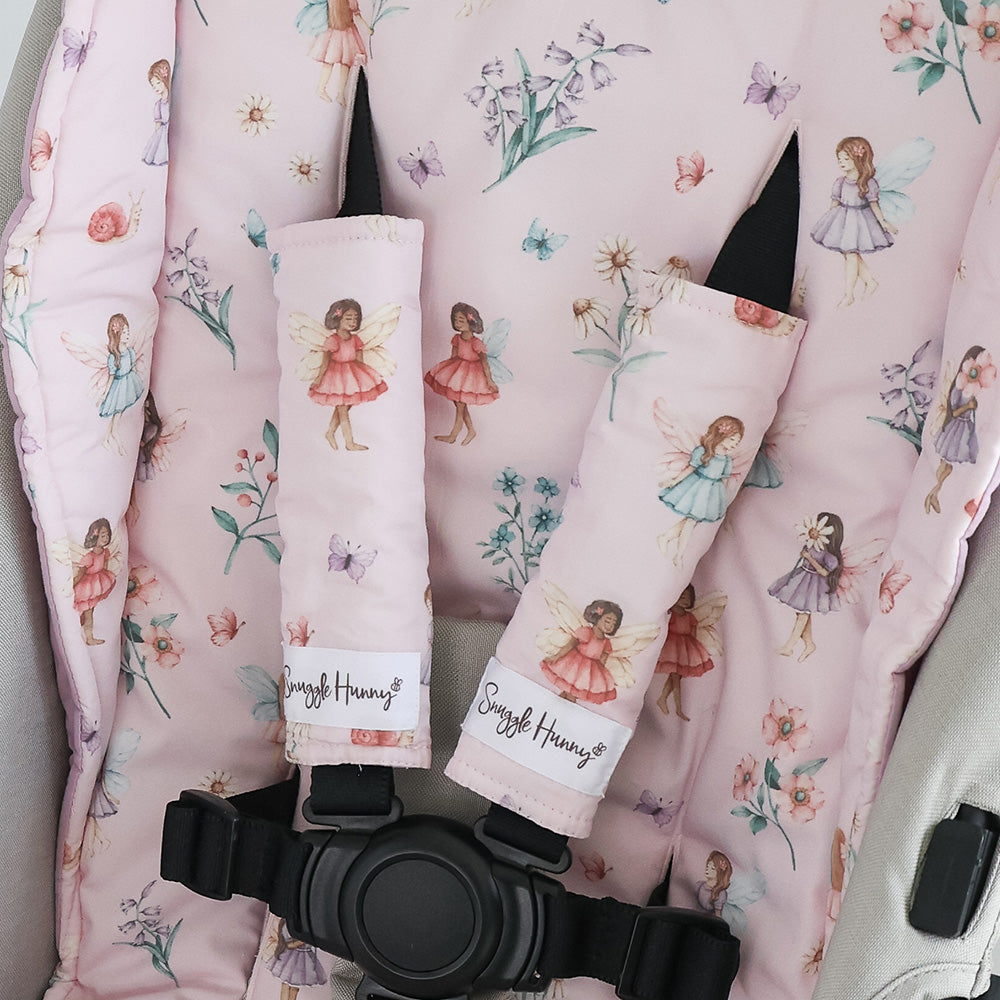 Fairy Dust Universal Reversible Pram Strap Covers - View 2