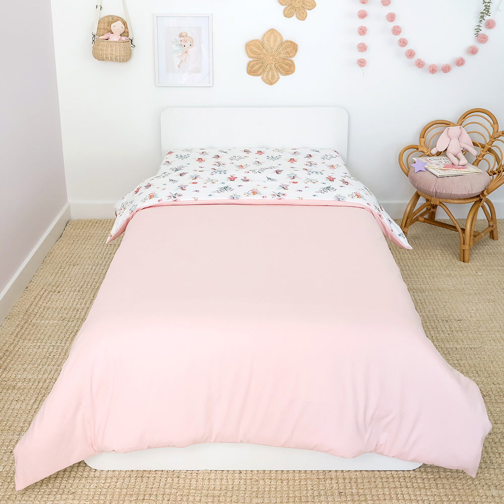 Fairy Garden Organic Cotton Quilt Cover - View 3