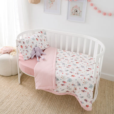 Fairy Garden Organic Cotton Toddler Pillowcase | Snuggle Hunny