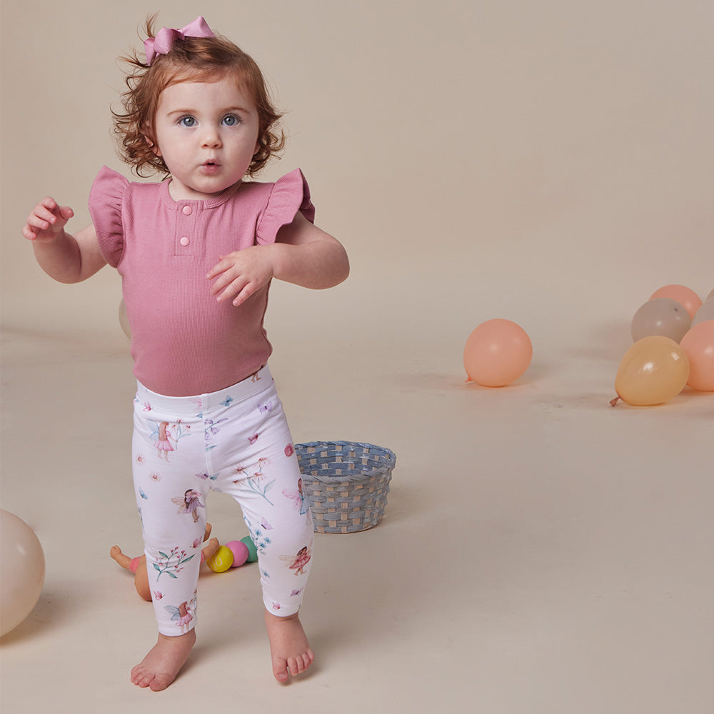 Fairy Garden Organic Leggings - View 3