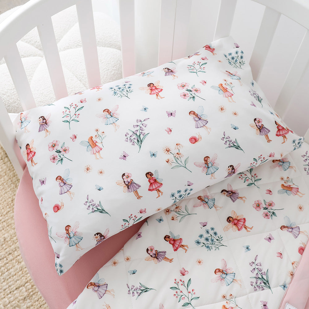 Bundle - Fairy Garden Cot Comforter & Toddler Pillowcase - View 3