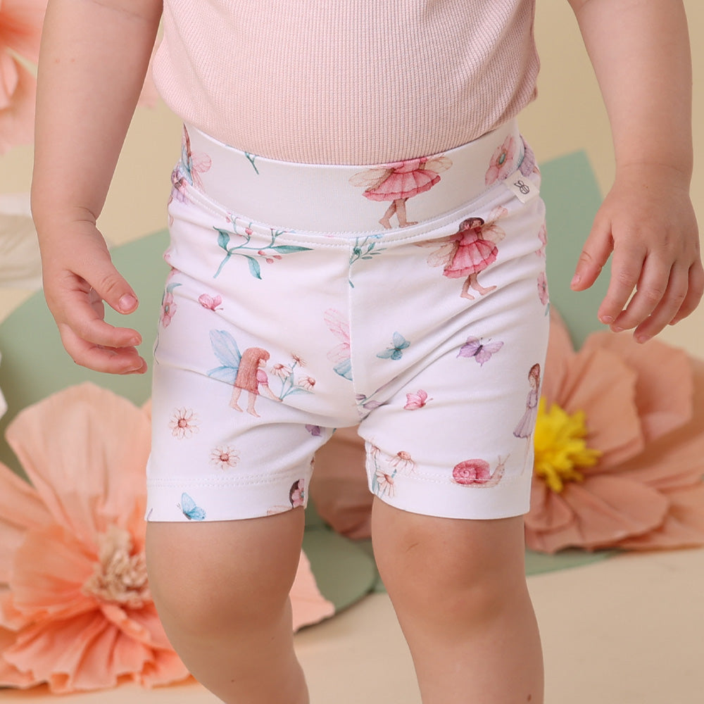 Fairy Garden Organic Bike Shorts - View 3
