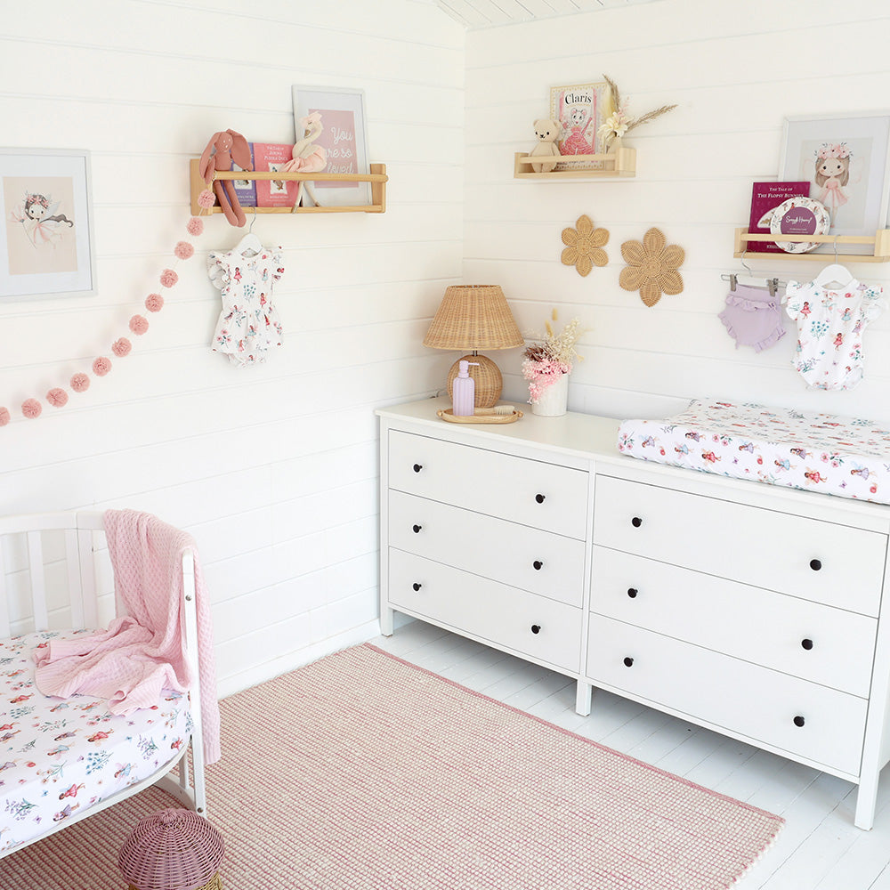 Fairy Garden Organic Fitted Cot Sheet - View 5