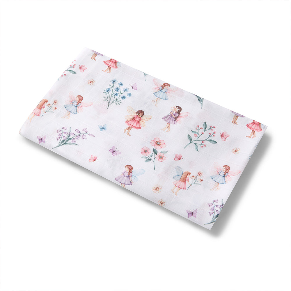 Fairy Garden Organic Muslin Wrap - View 2