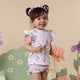 Fairy Garden Organic Short Sleeve Top with Frill - Thumbnail 3