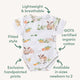 Farm Short Sleeve Organic Bodysuit - Thumbnail 4