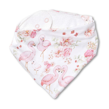 Flamingos Organic Dribble Bib | Snuggle Hunny
