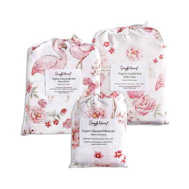 Flamingos King Single Bedding Set | Snuggle Hunny