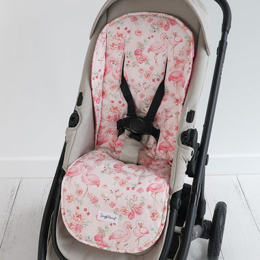 Flamingos Universal Organic Pram Liner | Snuggle Hunny