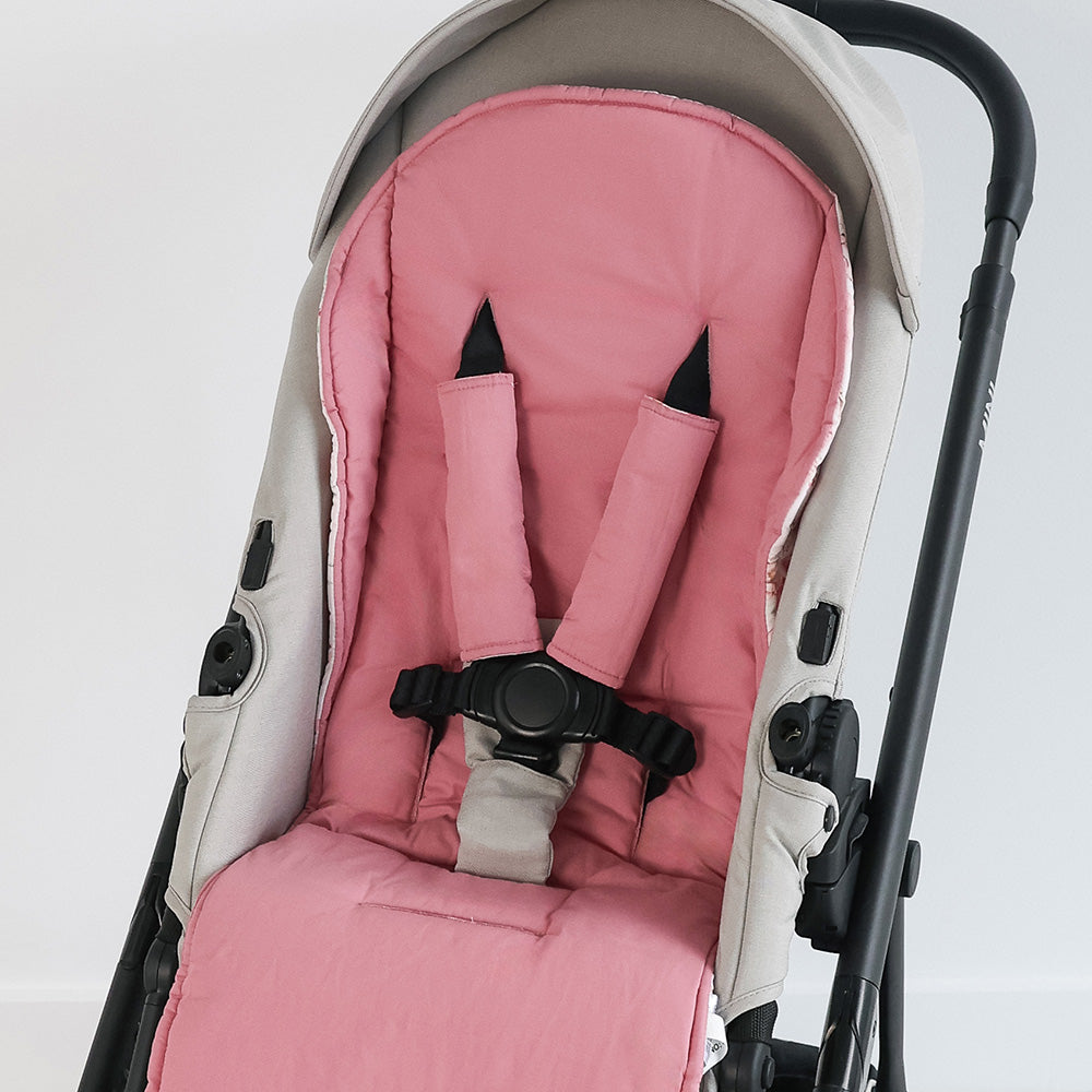 Bundle - Flamingos Pram Liner & Strap Cover Set - View 6