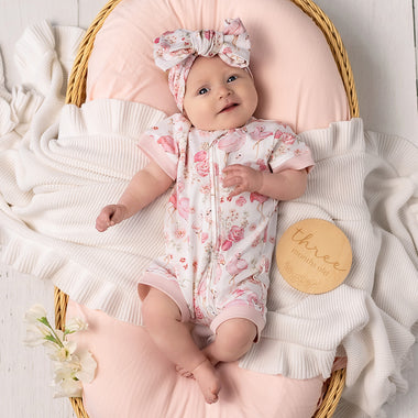 Flamingos Organic Snuggle Shortie | Snuggle Hunny