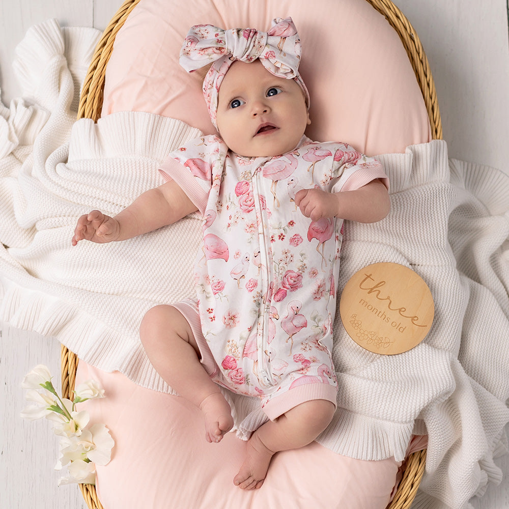 Flamingos Organic Snuggle Shortie - View 5