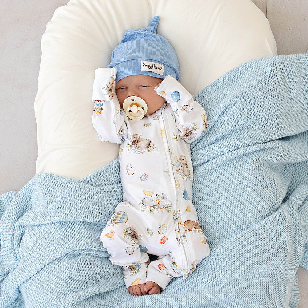 Flopsy Bunnies Organic Snugglesuit Convertible Romper - View 1