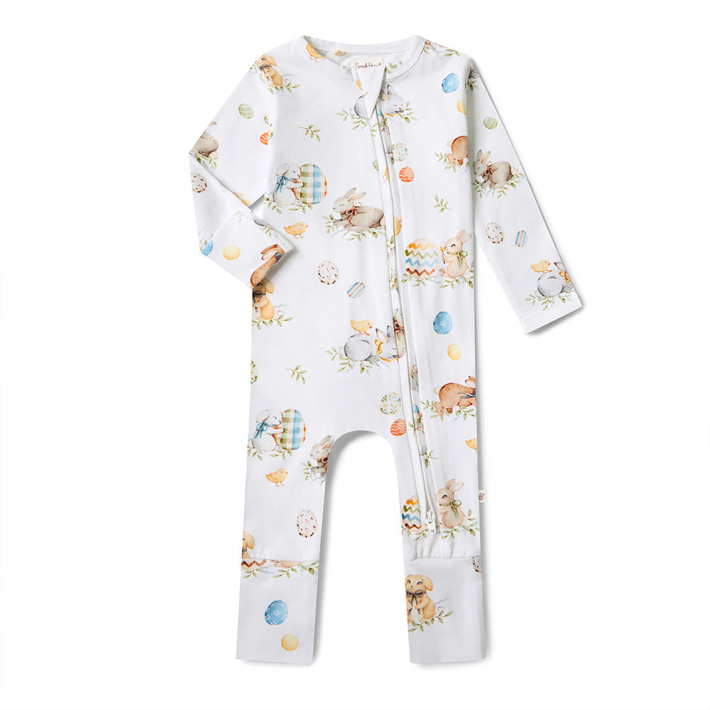 Flopsy Bunnies Organic Snugglesuit Convertible Romper - View 2
