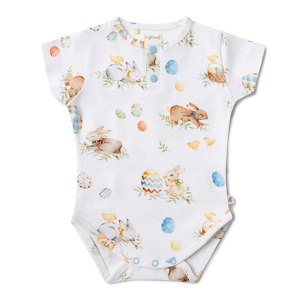 Flopsy Bunnies Short Sleeve Organic Bodysuit - View 2