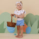 Flopsy Bunnies Short Sleeve Organic Bodysuit with Frill - Thumbnail 12