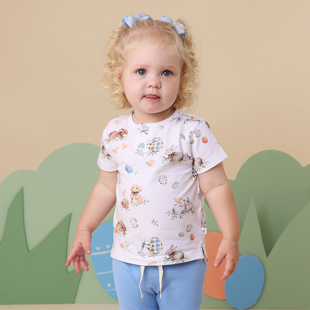Flopsy Bunnies Organic Short Sleeve Top - View 3