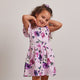 Floral Kiss Short Sleeve Organic Dress - Thumbnail 4