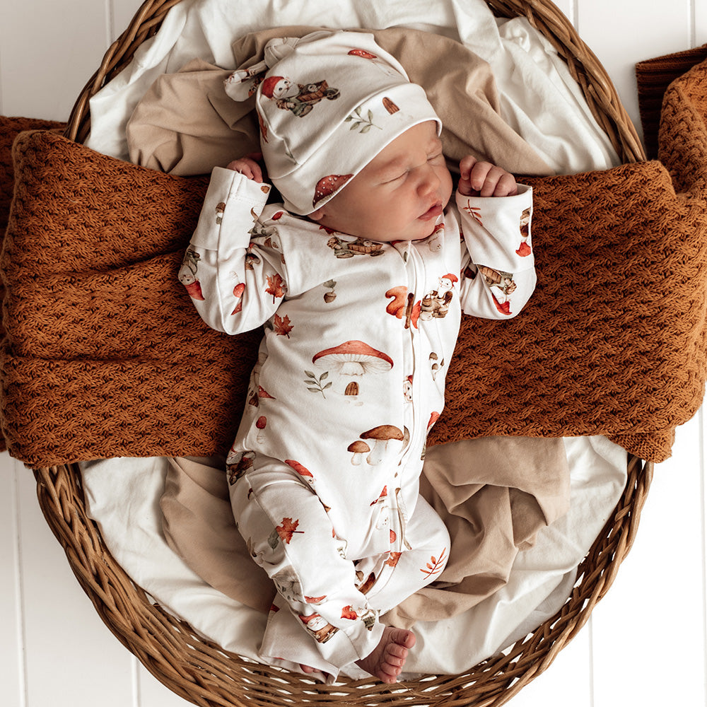 Gnomes Organic Snugglesuit Convertible Romper - View 5