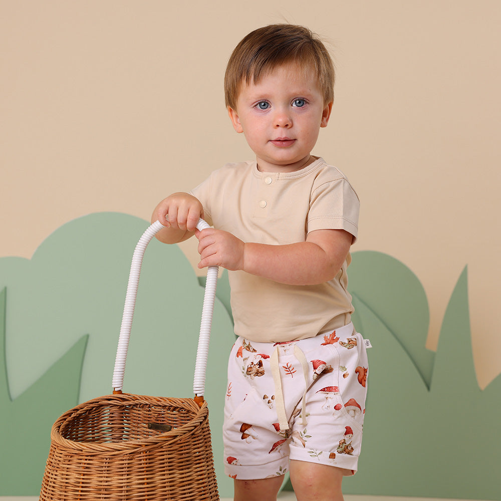 Gnomes Organic Shorts - View 4