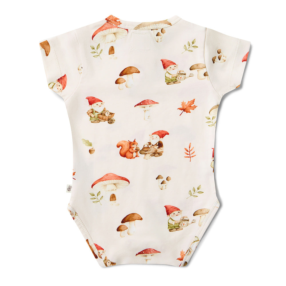Gnomes Short Sleeve Organic Bodysuit - View 11