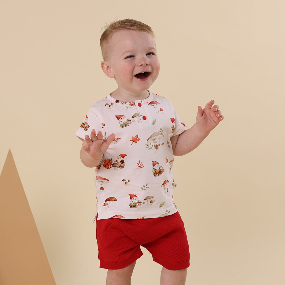 Gnomes Organic Short Sleeve Top - View 5