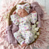 Gracie Organic Snugglesuit Convertible Romper with Frill | Snuggle Hunny