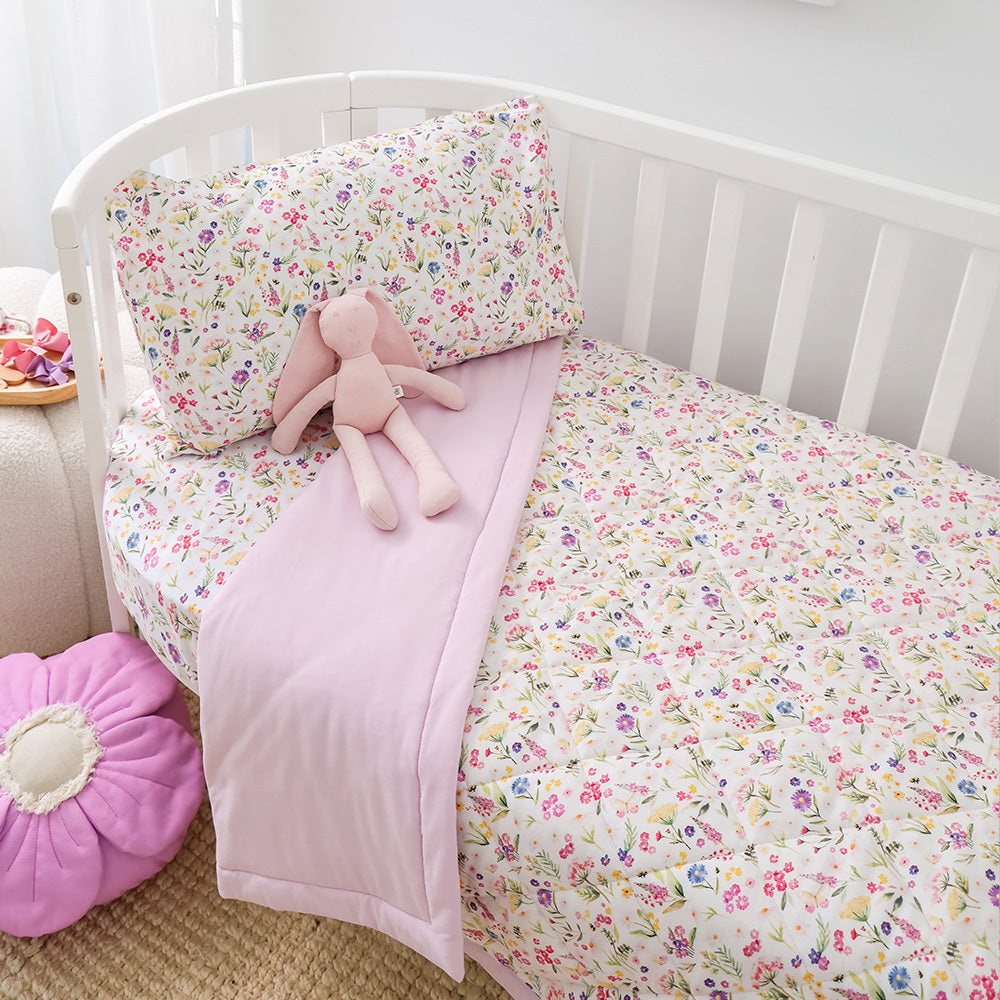 Gracie Organic Cotton Toddler Pillowcase - View 3