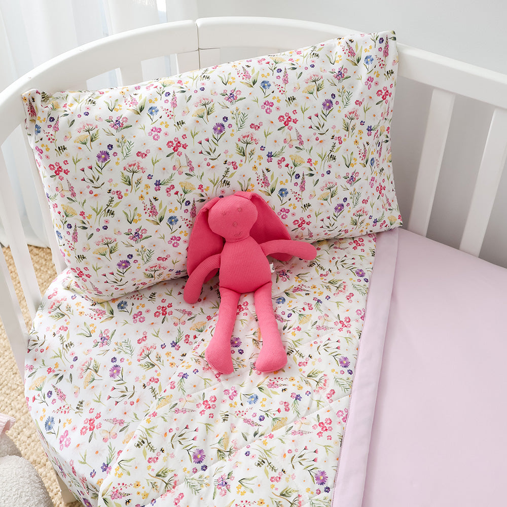 Gracie Organic Cotton Toddler Pillowcase - View 2