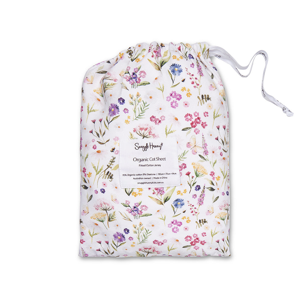 Gracie Organic Fitted Cot Sheet - View 7