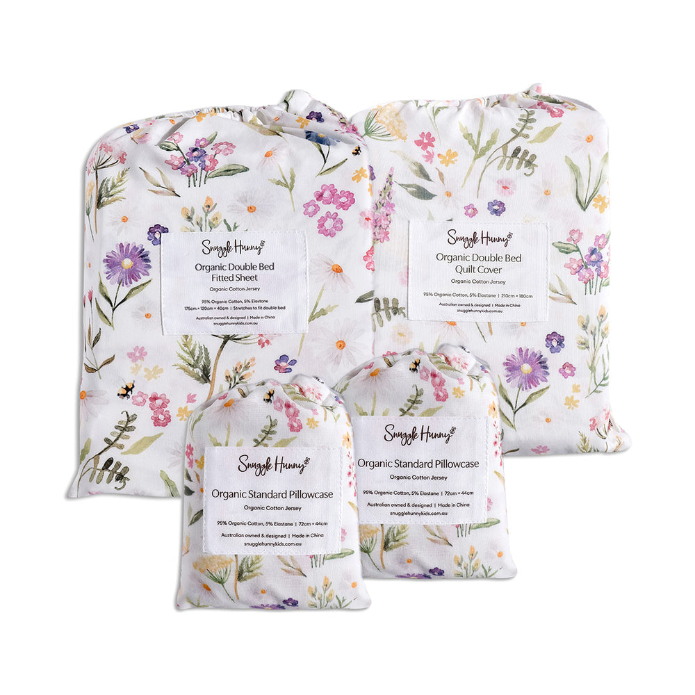 Bundle - Gracie Double Bedding - 1 x Sheet + 1 x Quilt Cover + 2 x Pillowcases - View 1