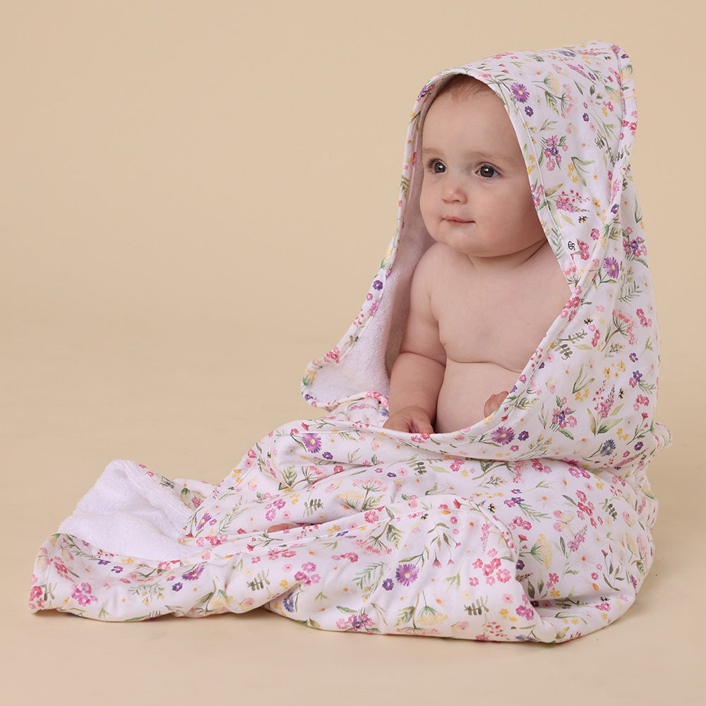 Gracie Organic Baby Towel & Wash Cloth Set - View 6