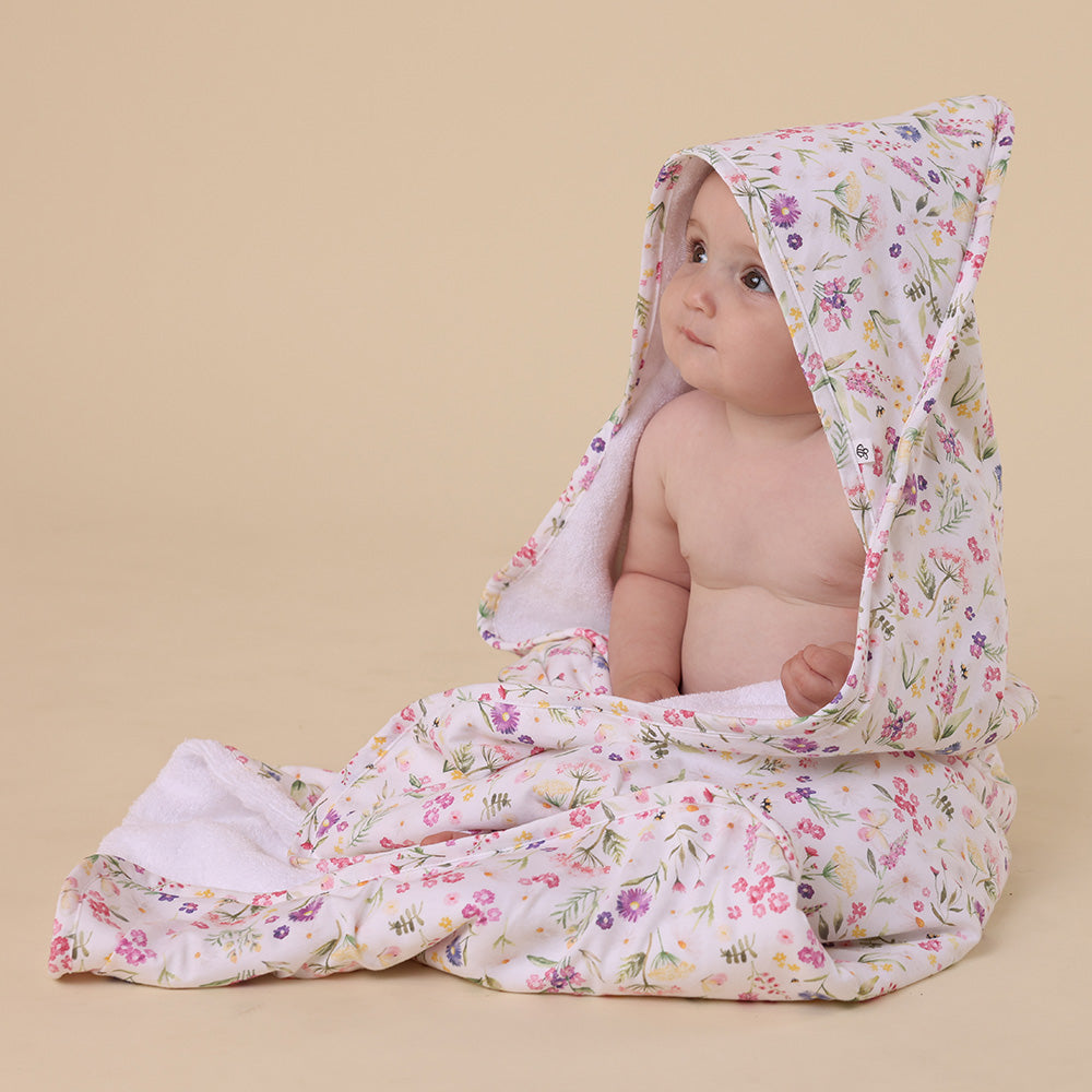 Gracie Organic Baby Towel & Wash Cloth Set - View 2