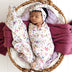 Gracie Organic Jersey Wrap & Topknot Set | Snuggle Hunny