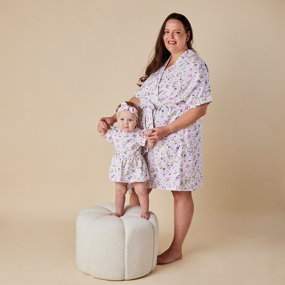 Gracie Organic Maternity Robe - View 11