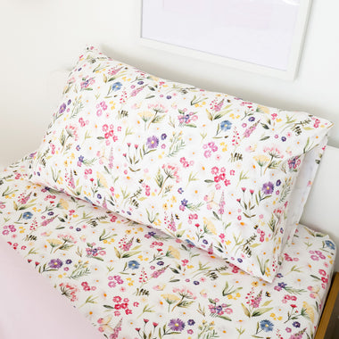 Gracie Organic Cotton Single Pillowcase | Snuggle Hunny