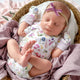 Gracie Short Sleeve Organic Kimono Bodysuit - Thumbnail 3