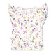 Gracie Organic Short Sleeve Top with Frill - Thumbnail 7